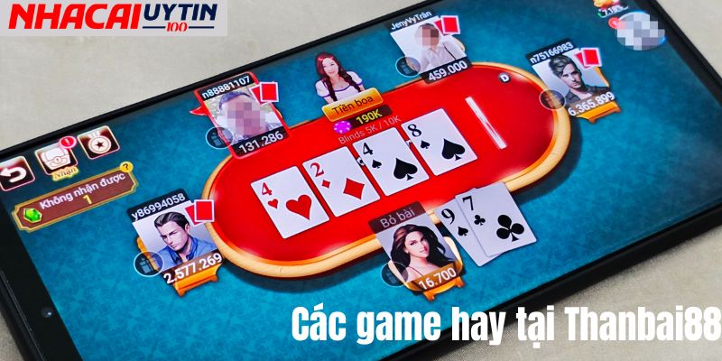 Các trò chơi hấp dẫn tại cổng game